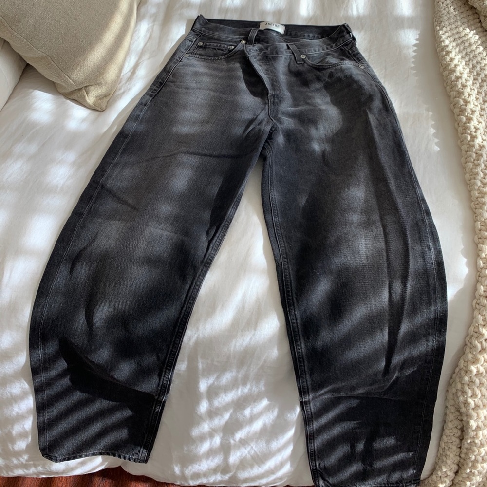 Agolde Criss-Cross jeans in black!